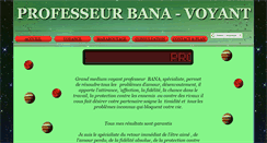 Desktop Screenshot of marabout-voyance-bana.com